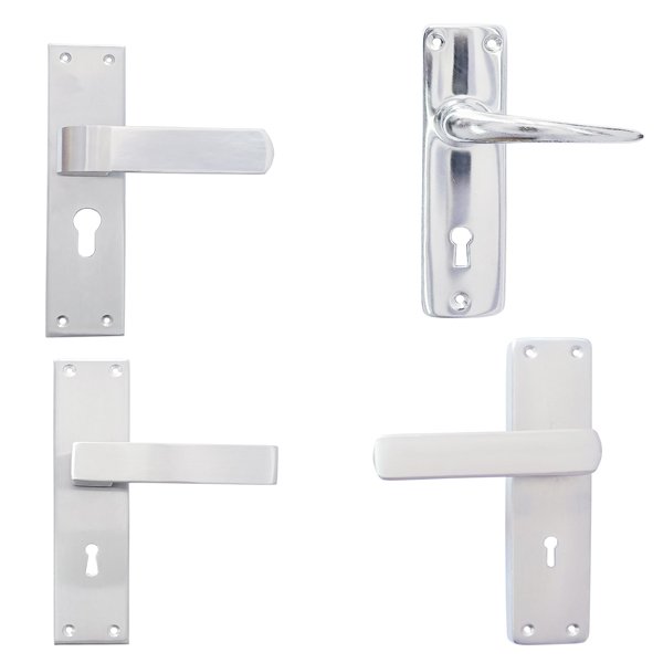 Zinc & SS Handles with SS Back Plates